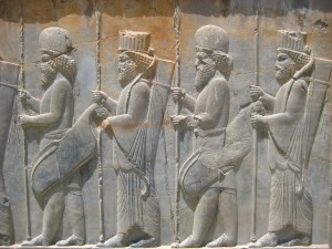Wandrelief aus Persepolis ,Achämeniden
