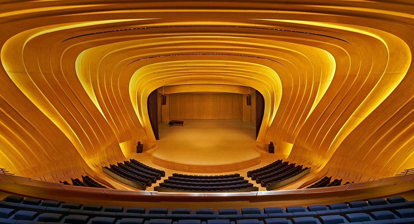 Concert-Hall-at-the-Heydar-Aliyev-Center-in-Baku-Azerbaijan - Iran Sun ...