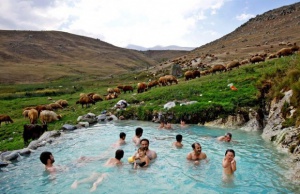 Iran hot springs
