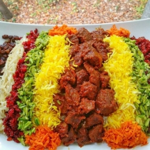 Decorated Rice- a delicious Persian dish