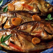 Fried Fish with local spices