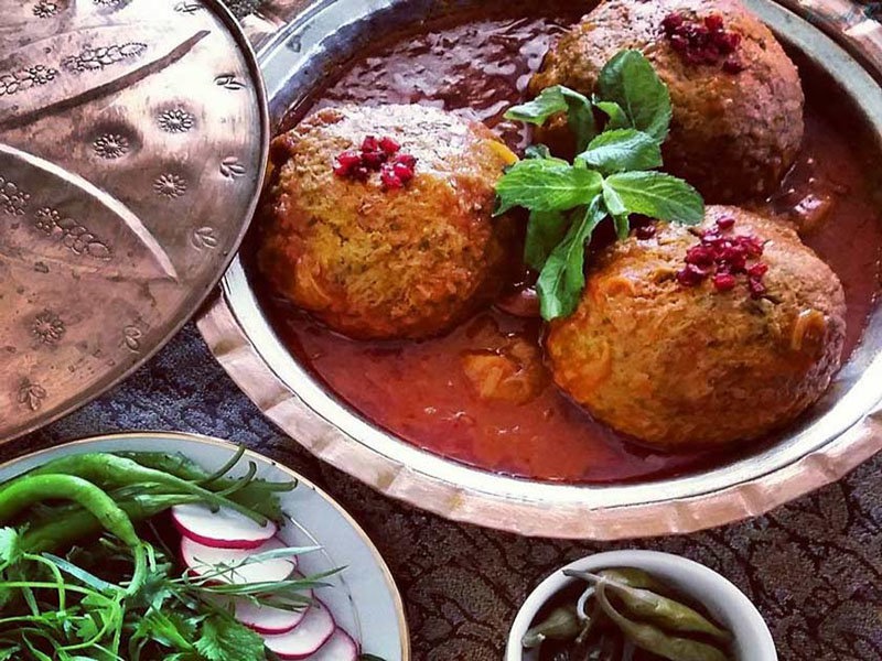 Koofte a delicious Persian dish