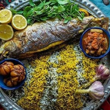 Sabzi Polo ba Maahi_Fish and Rice with Vegetables